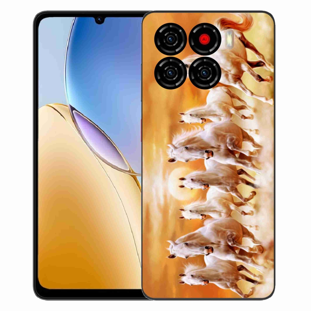 Gelový kryt mmCase na ZTE Blade A56 - koně 2