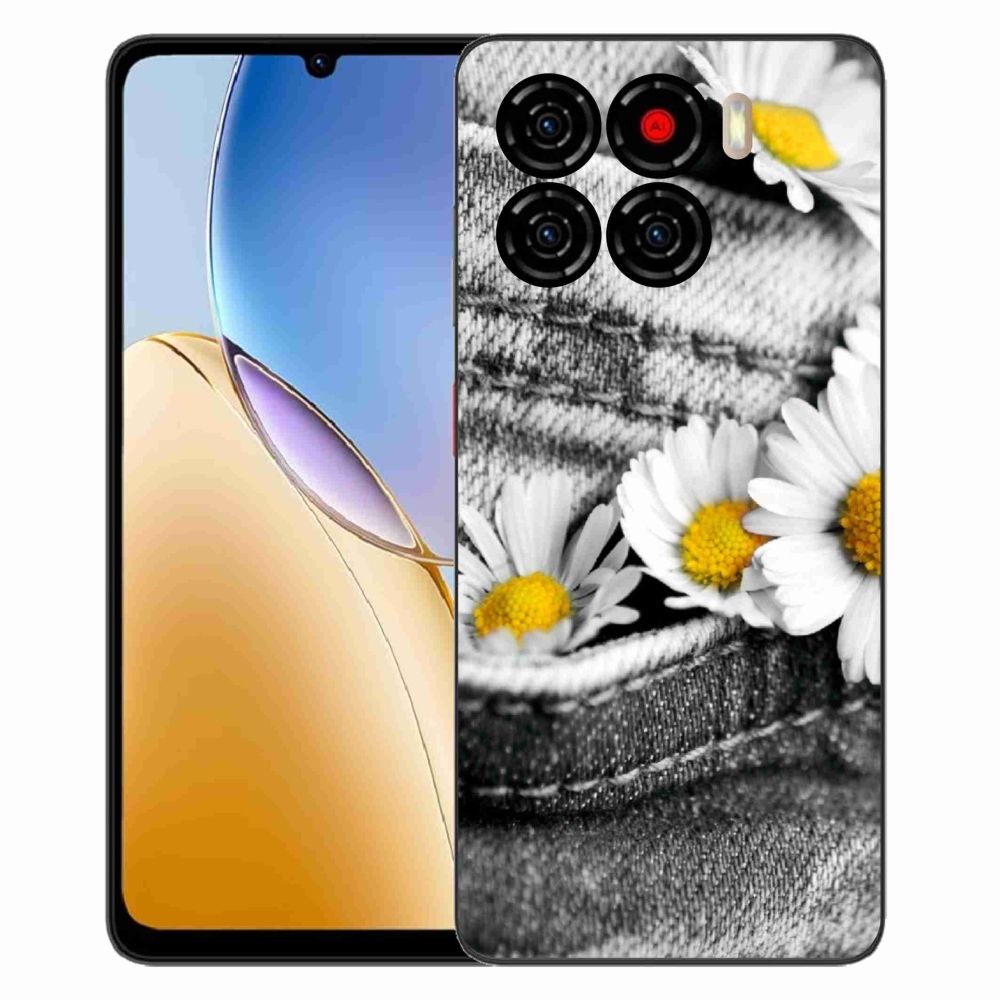 Gelový kryt mmCase na ZTE Blade A56 - kopretiny