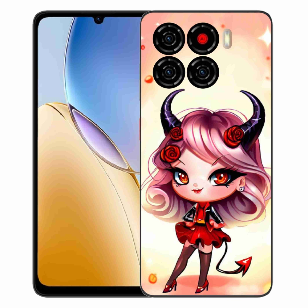 Gelový kryt mmCase na ZTE Blade A56 - kreslená čertice
