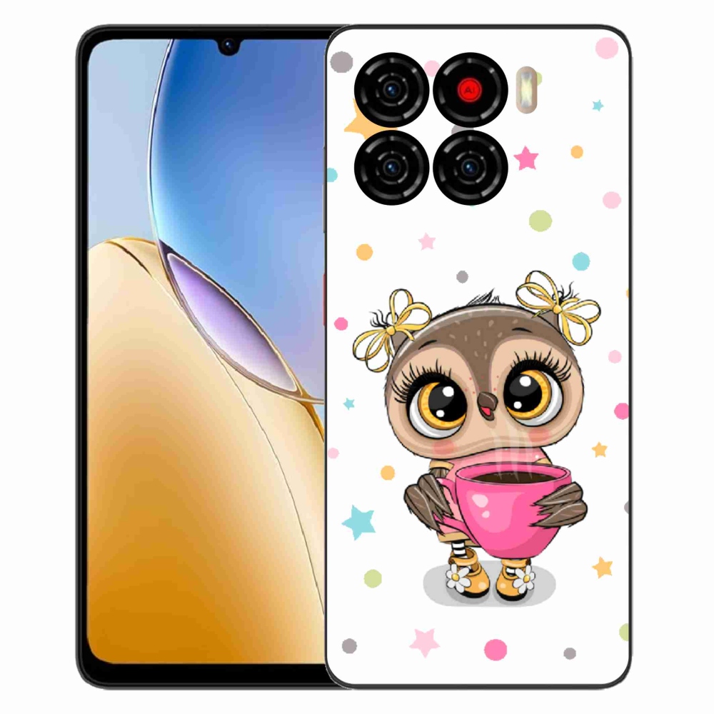 Gelový kryt mmCase na ZTE Blade A56 - kreslená sovička