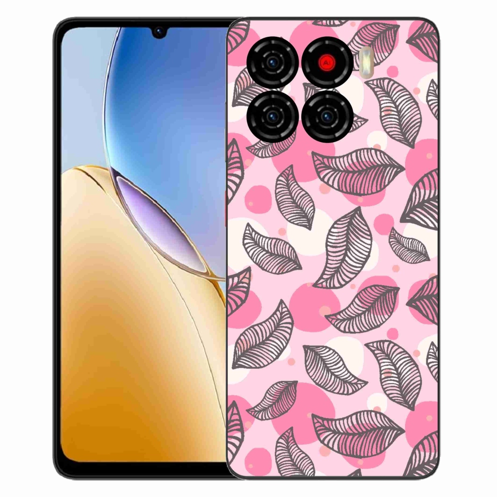 Gelový kryt mmCase na ZTE Blade A56 - kreslené padající listy