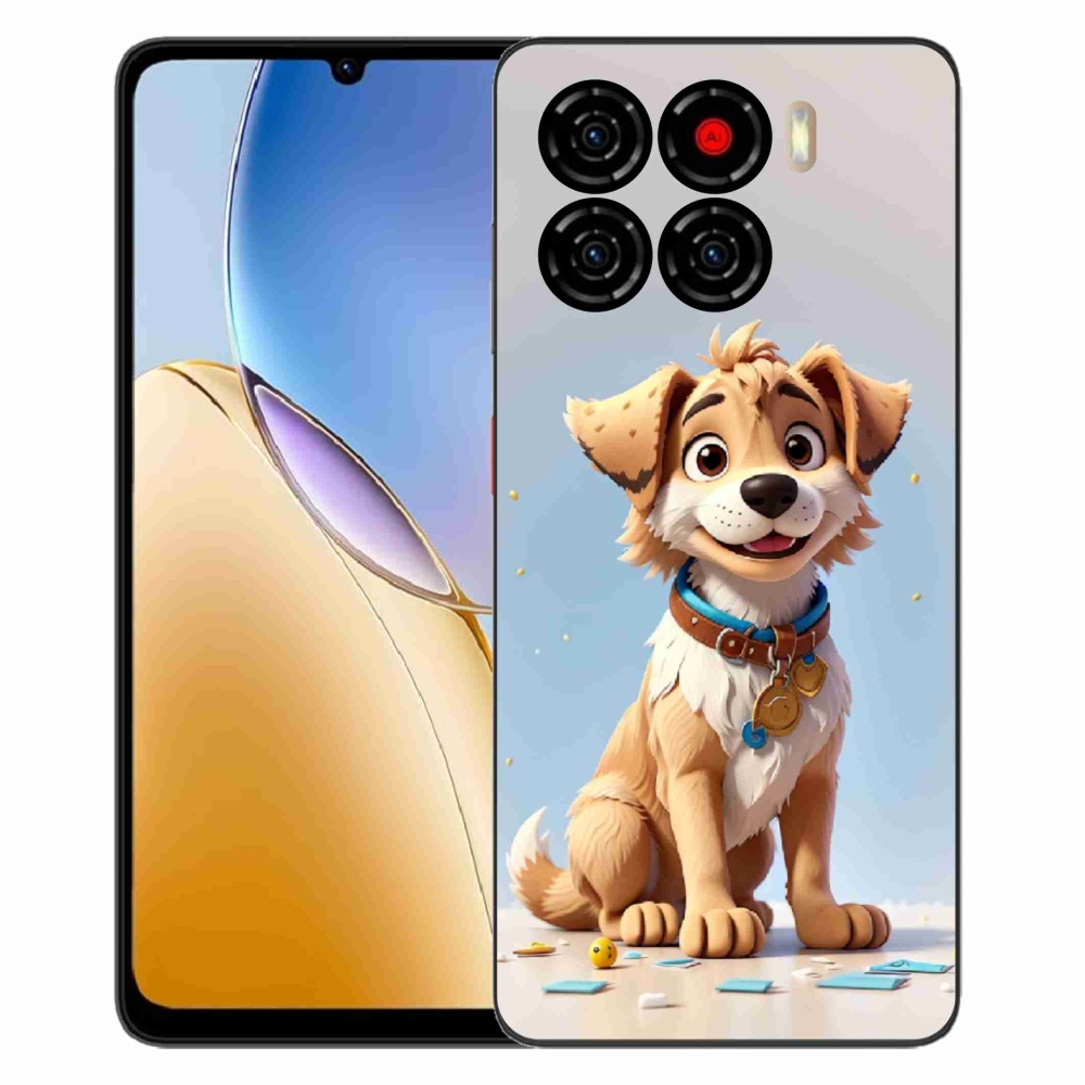 Gelový kryt mmCase na ZTE Blade A56 - kreslené štěně