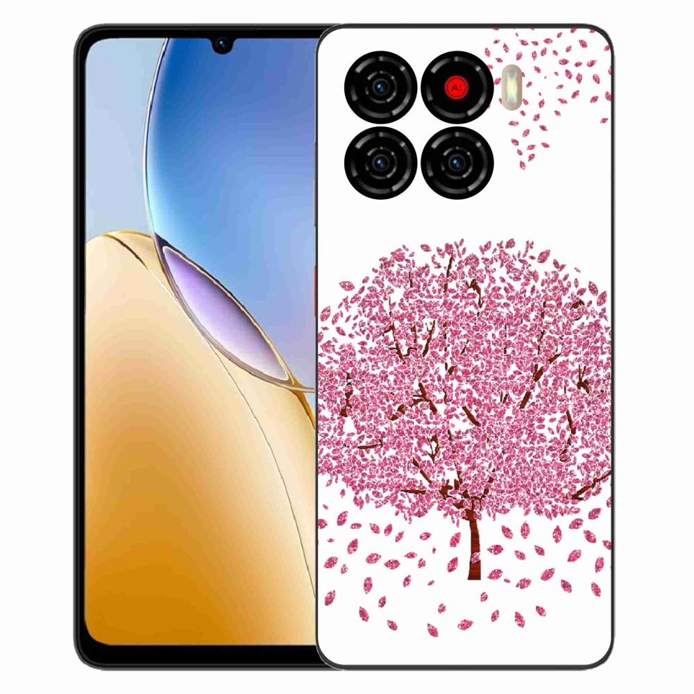 Gelový kryt mmCase na ZTE Blade A56 - kreslený strom s listy