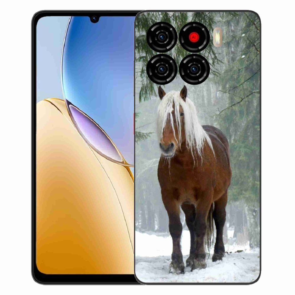 Gelový kryt mmCase na ZTE Blade A56 - kůň v lese