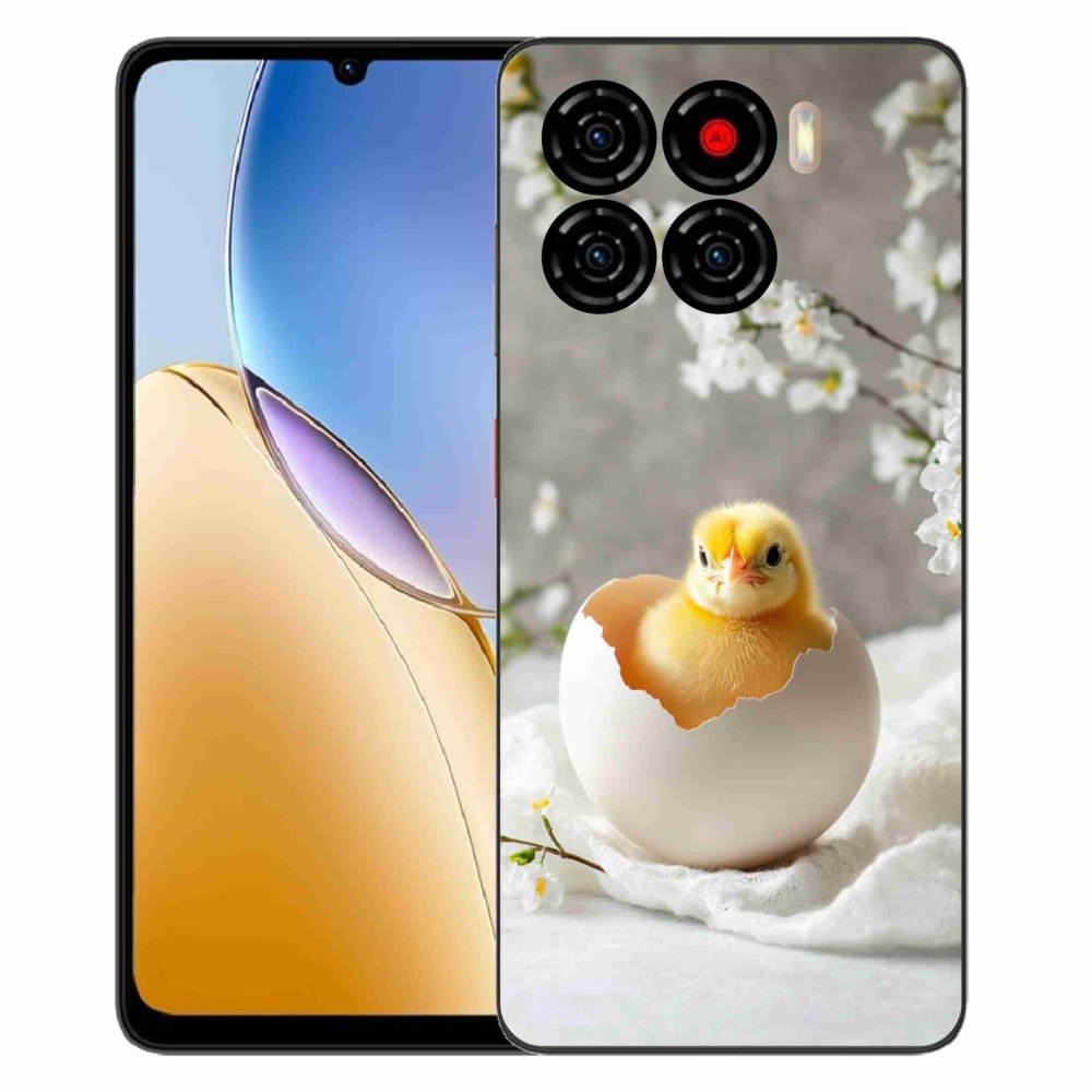 Gelový kryt mmCase na ZTE Blade A56 - kuřátko