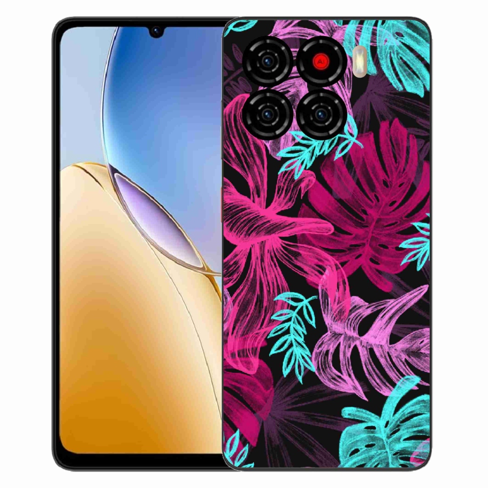 Gelový kryt mmCase na ZTE Blade A56 - květiny 1