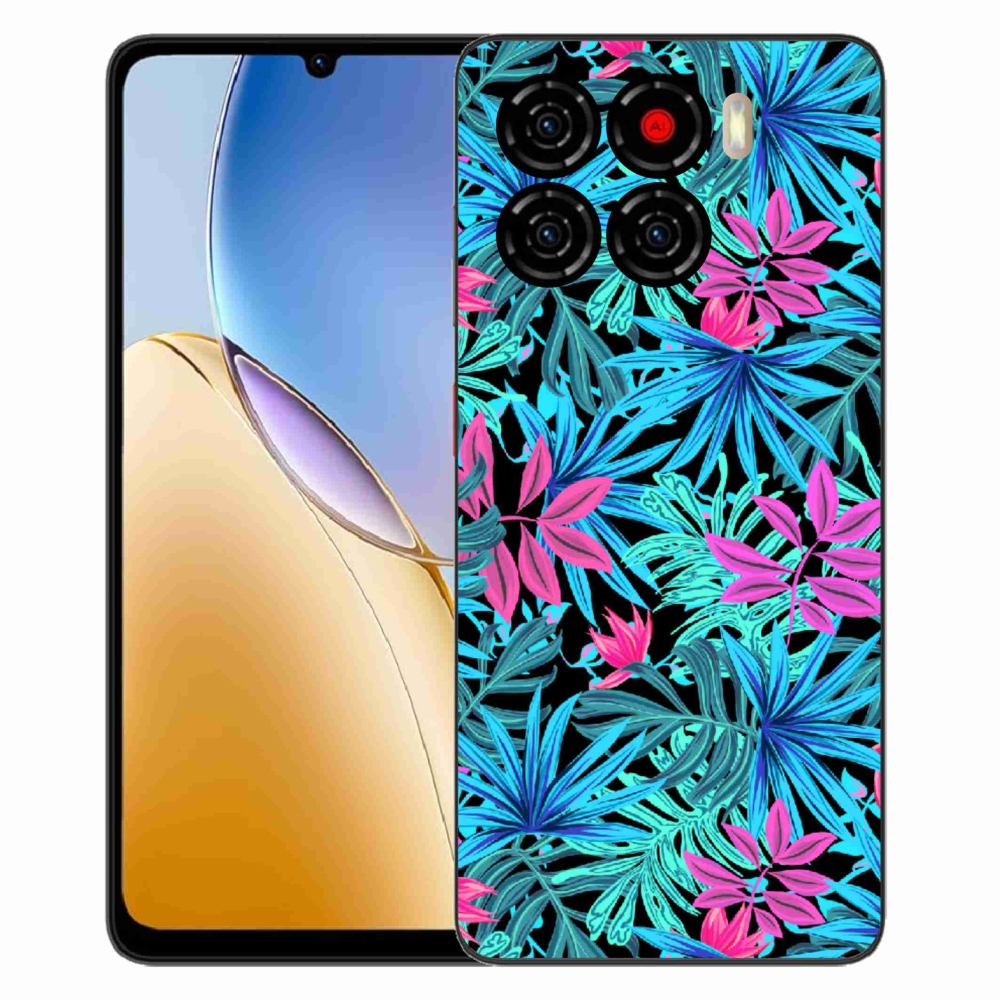 Gelový kryt mmCase na ZTE Blade A56 - květiny 3