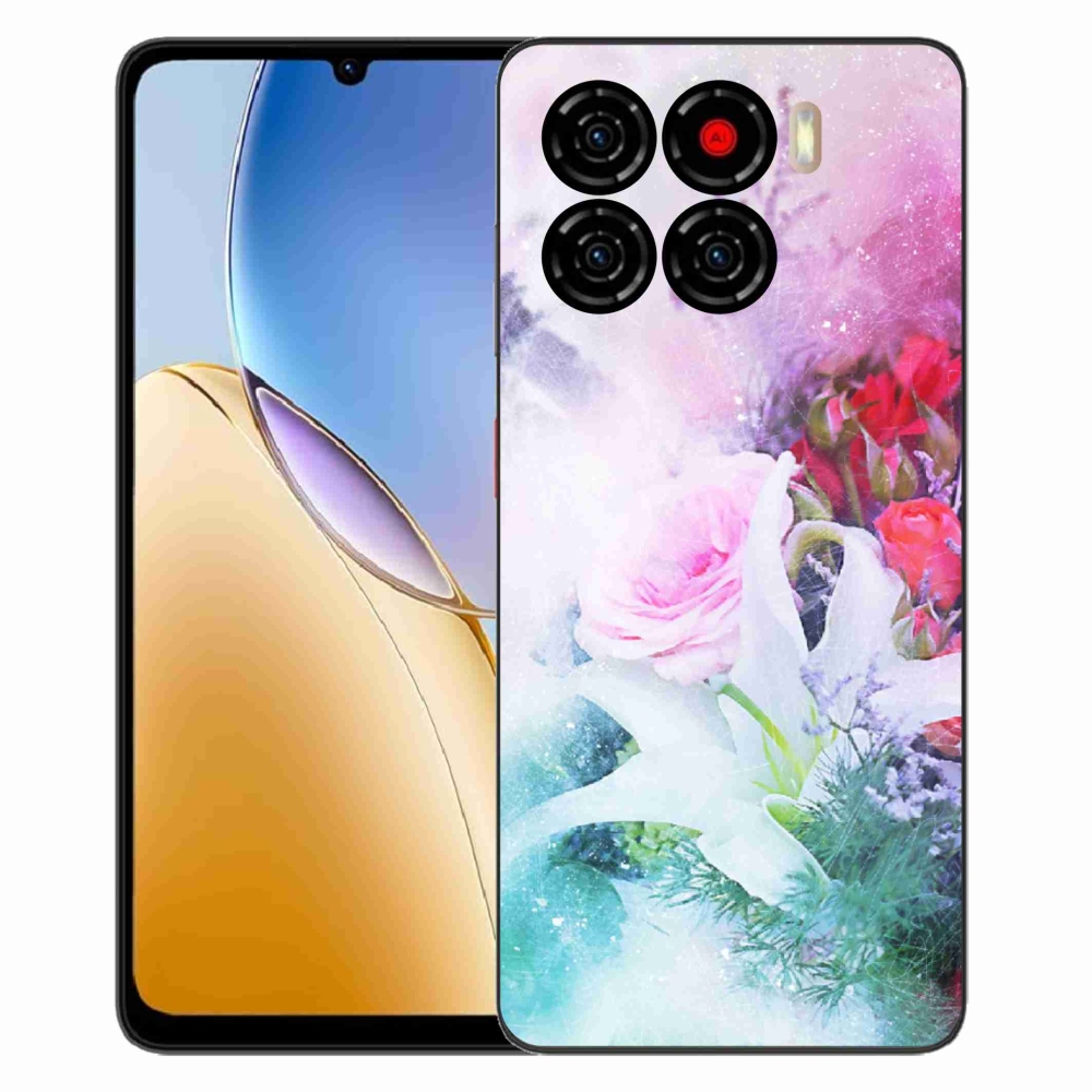 Gelový kryt mmCase na ZTE Blade A56 - květiny 4