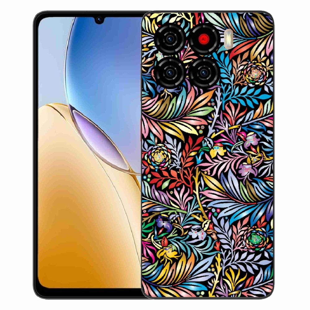 Gelový kryt mmCase na ZTE Blade A56 - květiny 5