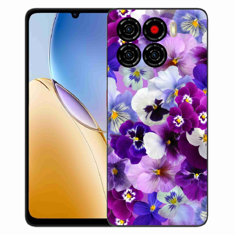 Gelový kryt mmCase na ZTE Blade A56 - květiny 9