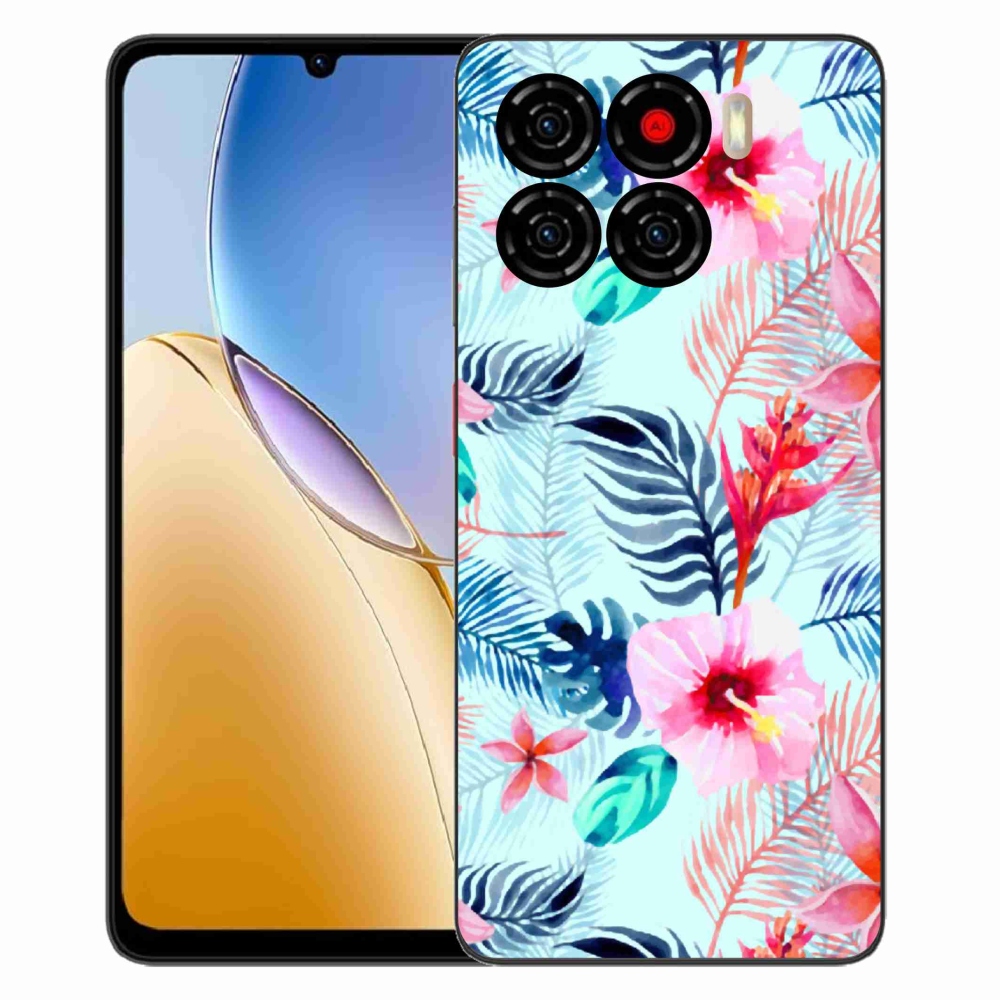 Gelový kryt mmCase na ZTE Blade A56 - květiny