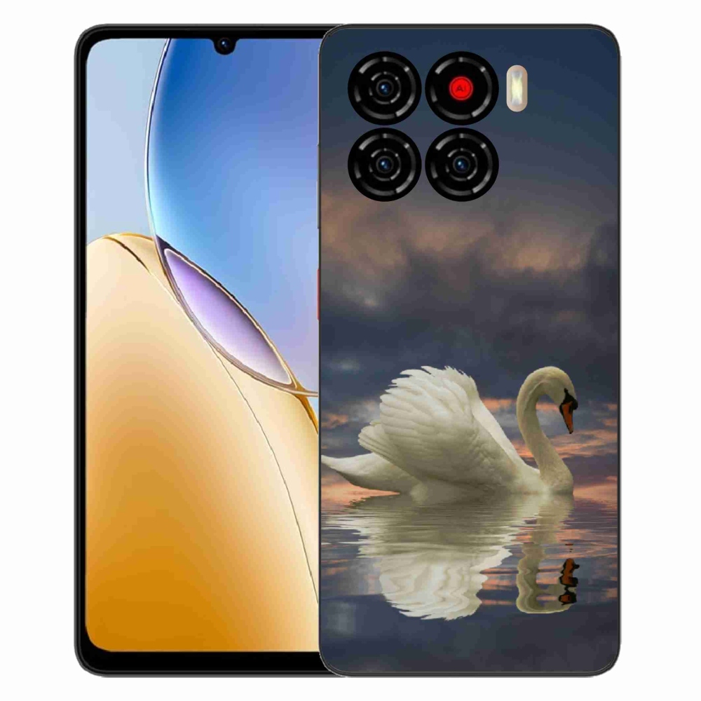 Gelový kryt mmCase na ZTE Blade A56 - labuť