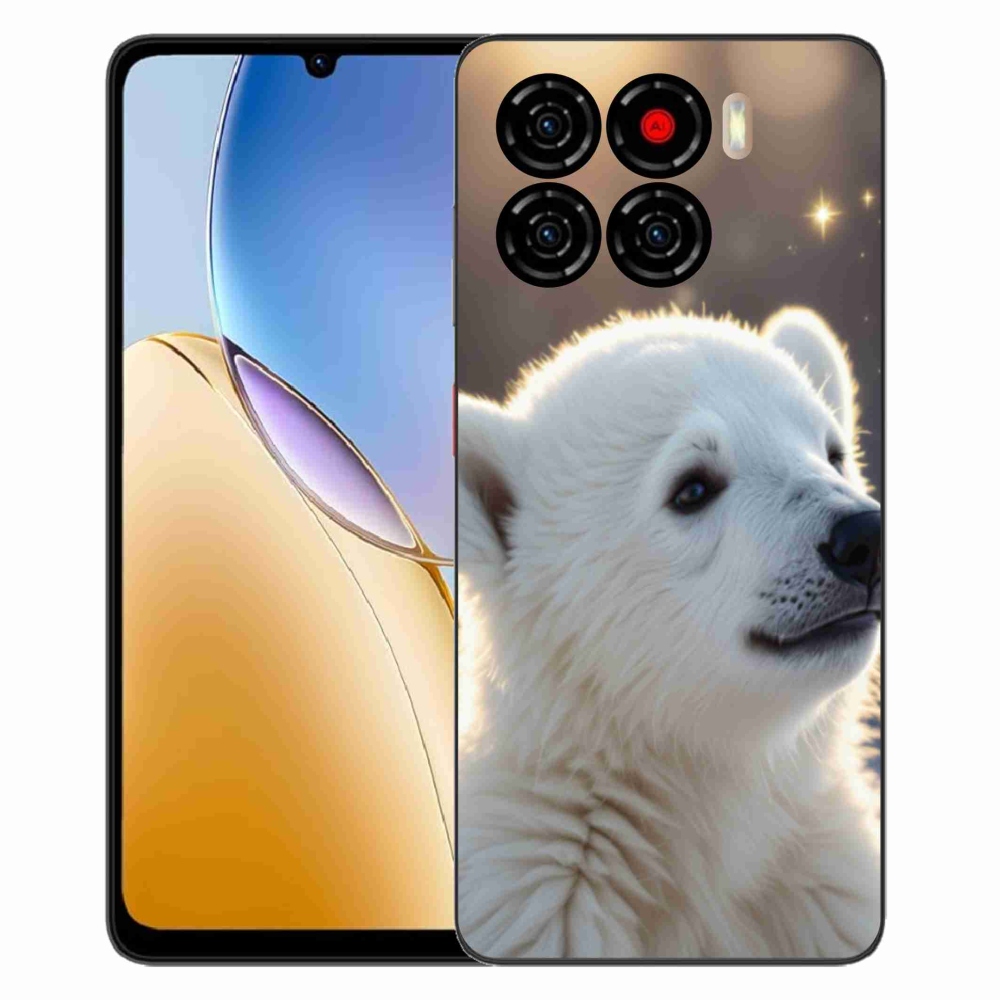 Gelový kryt mmCase na ZTE Blade A56 - lední medvěd