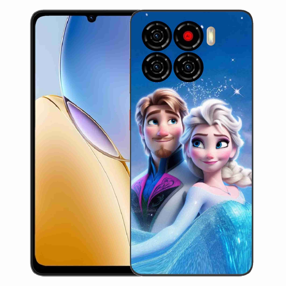Gelový kryt mmCase na ZTE Blade A56 - ledové království 1