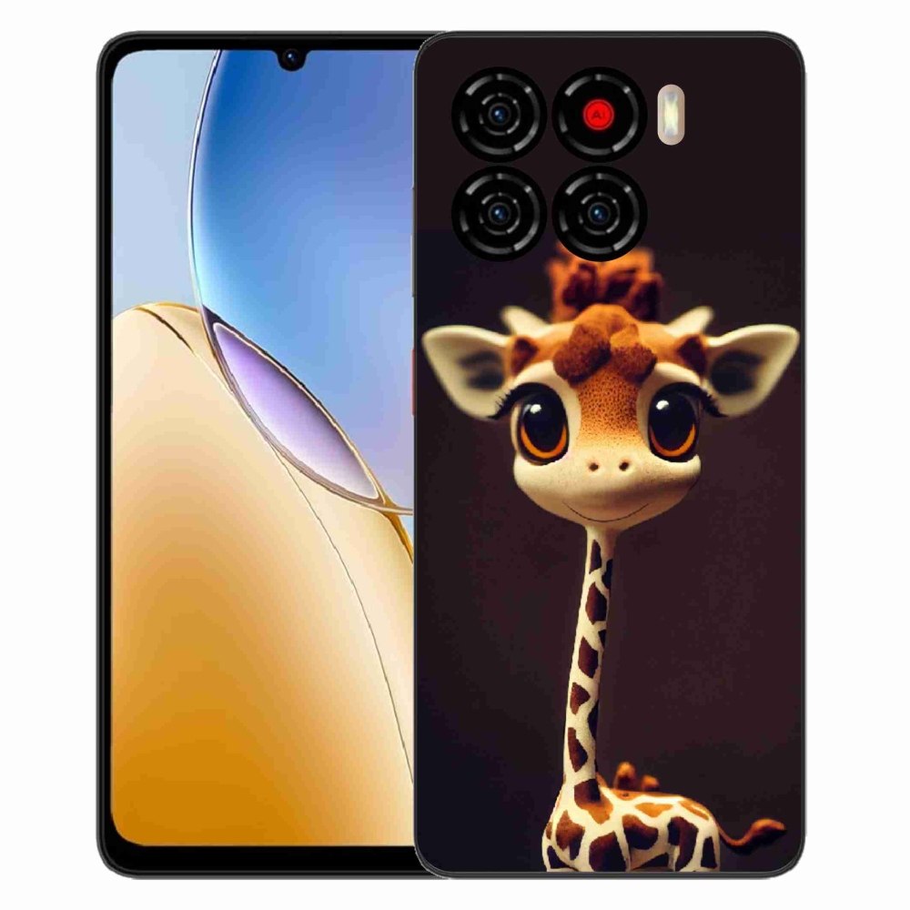 Gelový kryt mmCase na ZTE Blade A56 - malá žirafa