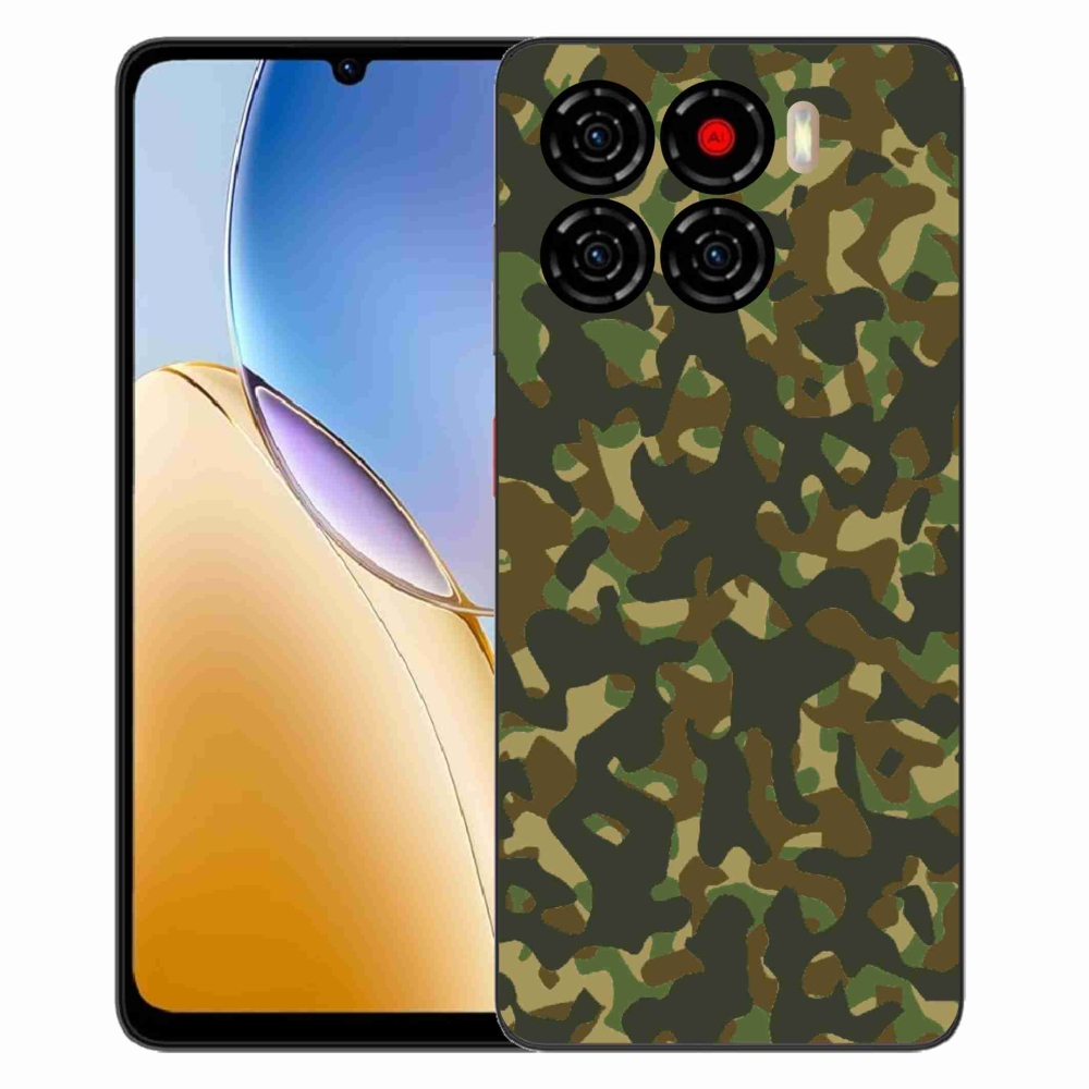 Gelový kryt mmCase na ZTE Blade A56 - maskáčový vzor 1
