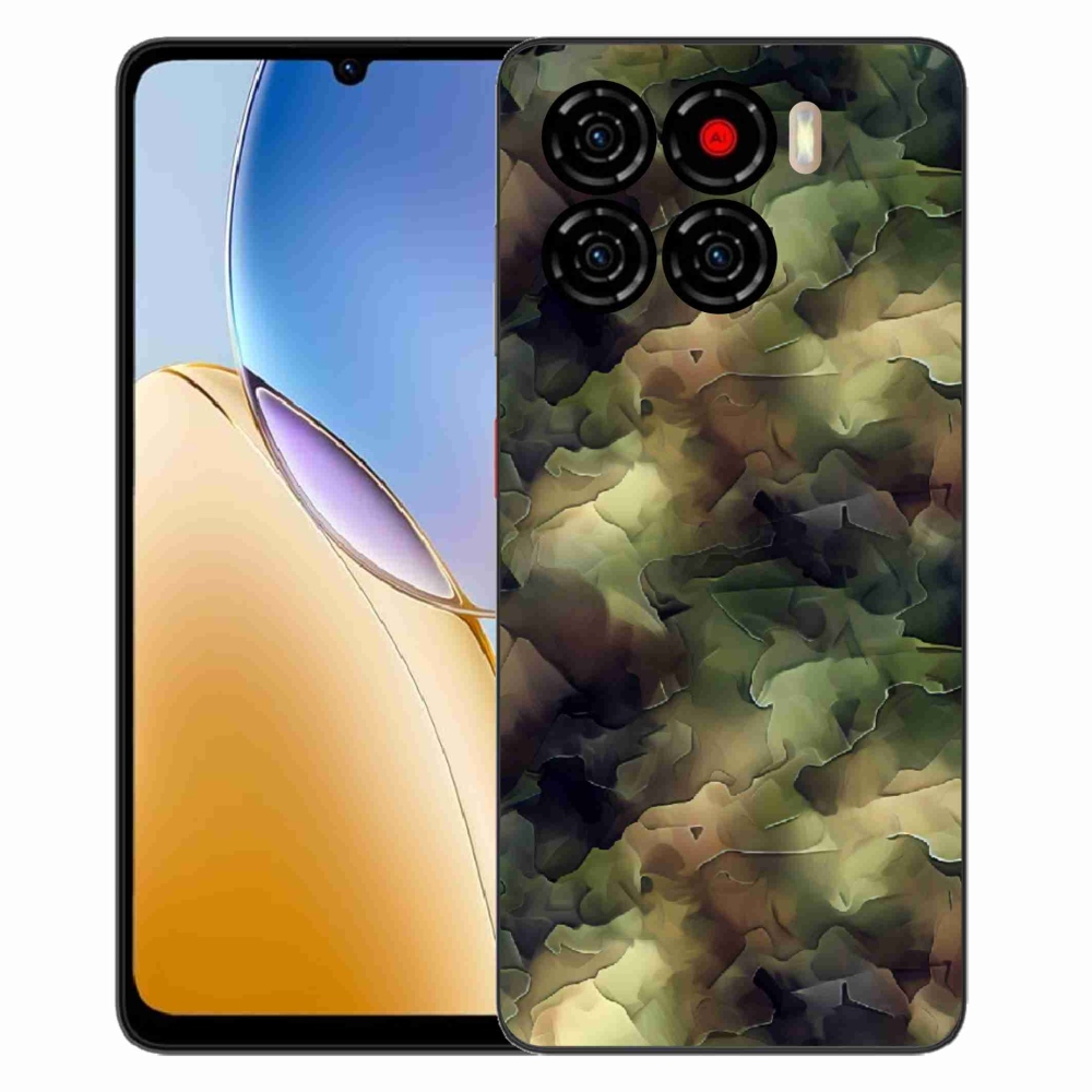 Gelový kryt mmCase na ZTE Blade A56 - maskáčový vzor 10