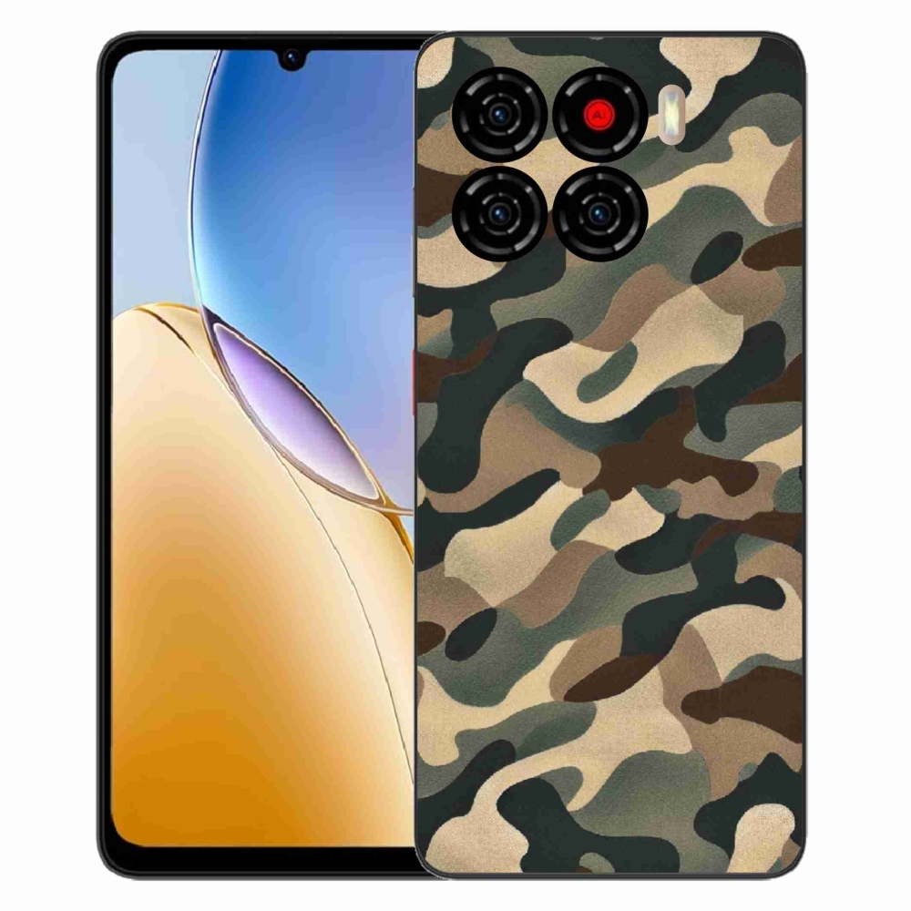 Gelový kryt mmCase na ZTE Blade A56 - maskáčový vzor 11
