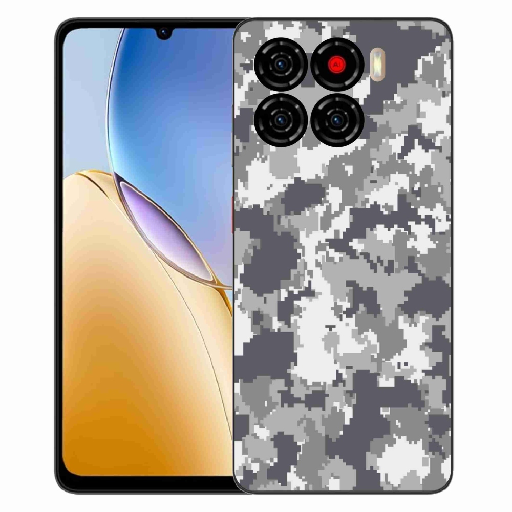 Gelový kryt mmCase na ZTE Blade A56 - maskáčový vzor 2