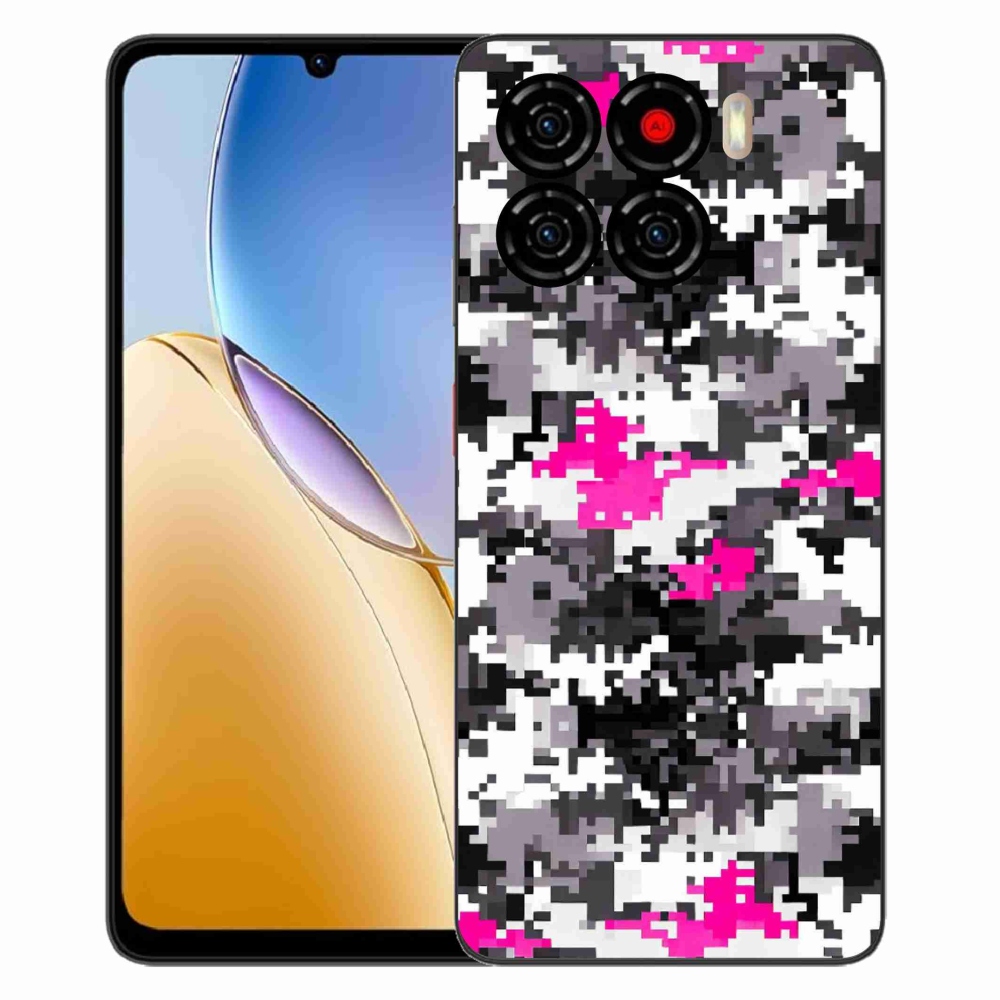 Gelový kryt mmCase na ZTE Blade A56 - maskáčový vzor 4