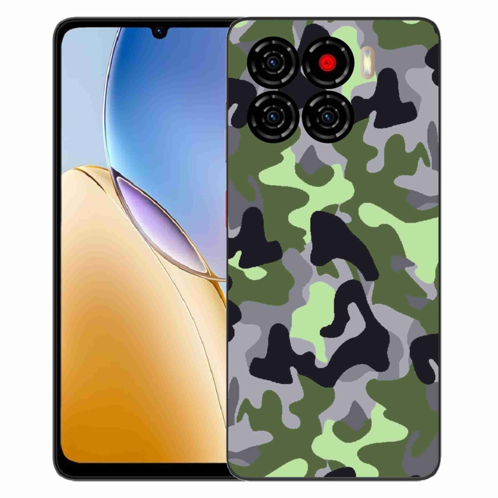 Gelový kryt mmCase na ZTE Blade A56 - maskáčový vzor 7