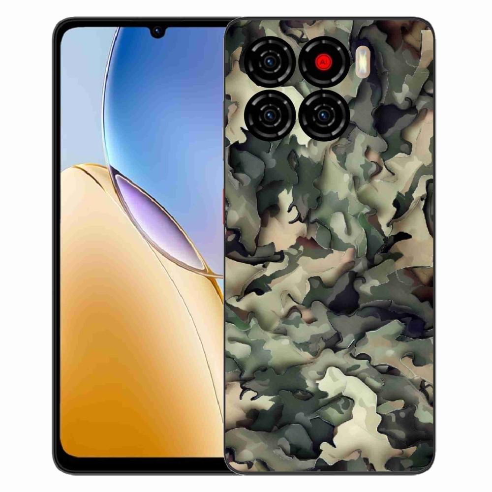 Gelový kryt mmCase na ZTE Blade A56 - maskáčový vzor 9