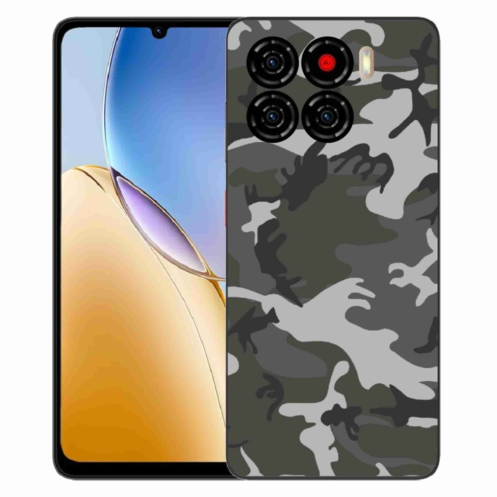 Gelový kryt mmCase na ZTE Blade A56 - maskáčový vzor