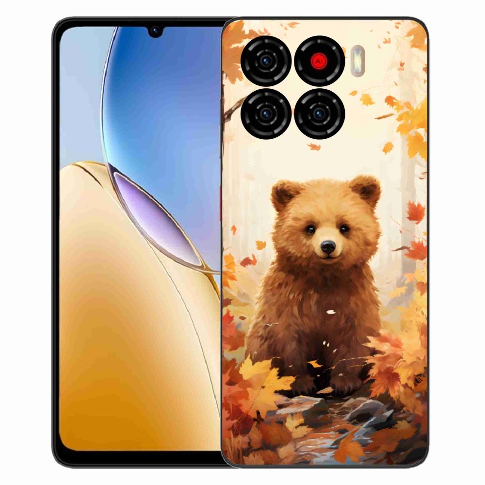 Gelový kryt mmCase na ZTE Blade A56 - medvěd v lese