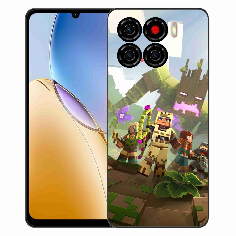 Gelový kryt mmCase na ZTE Blade A56 - minecraft 1