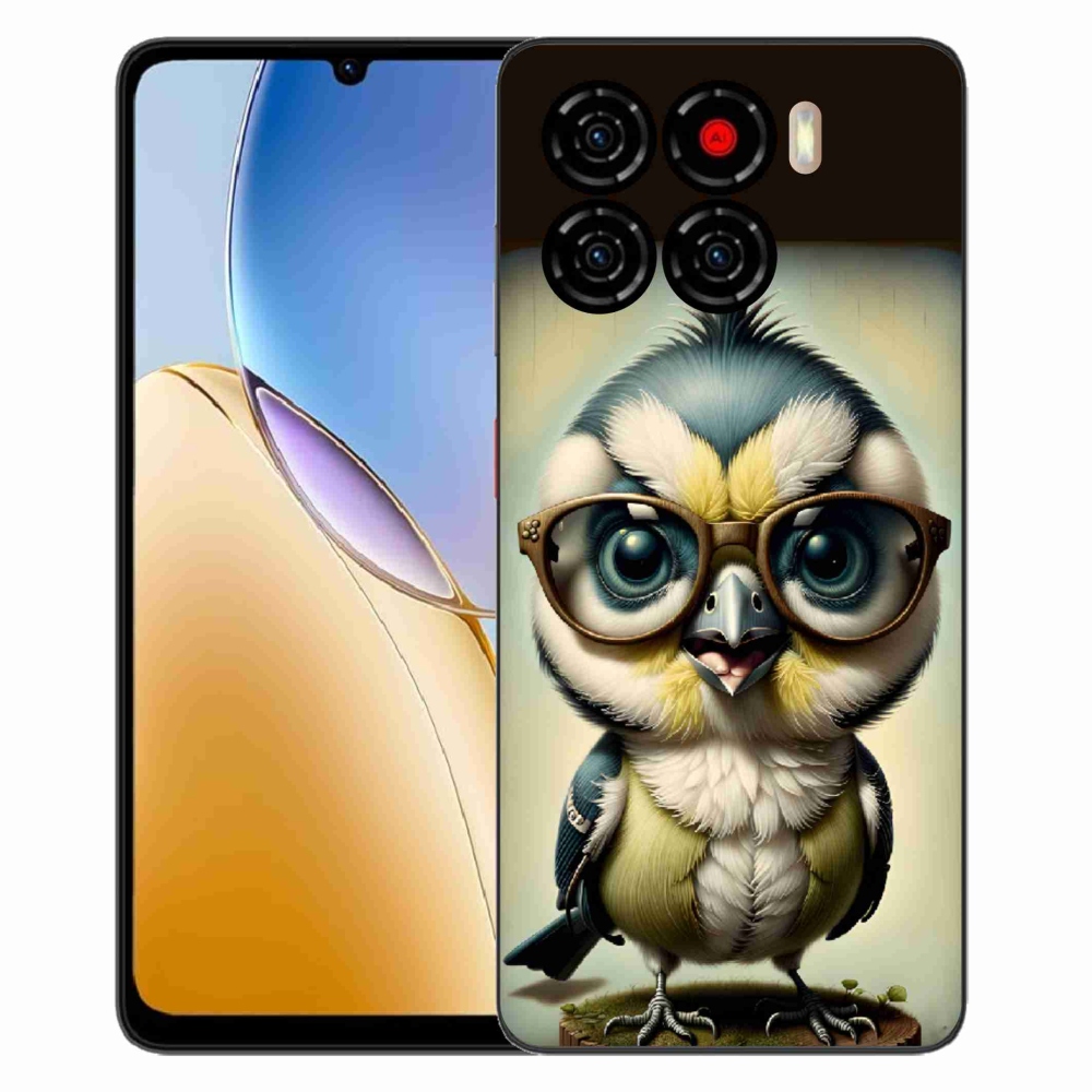 Gelový kryt mmCase na ZTE Blade A56 - mládě s brýlemi