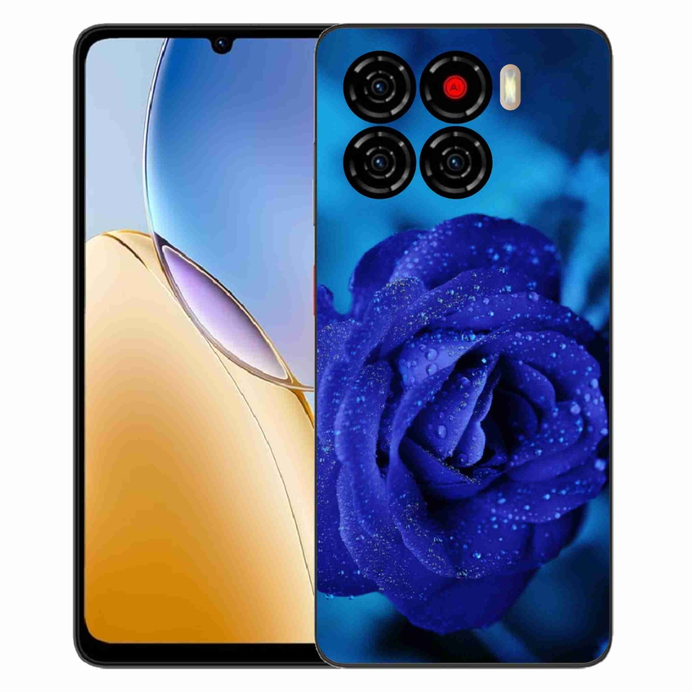 Gelový kryt mmCase na ZTE Blade A56 - modrá růže