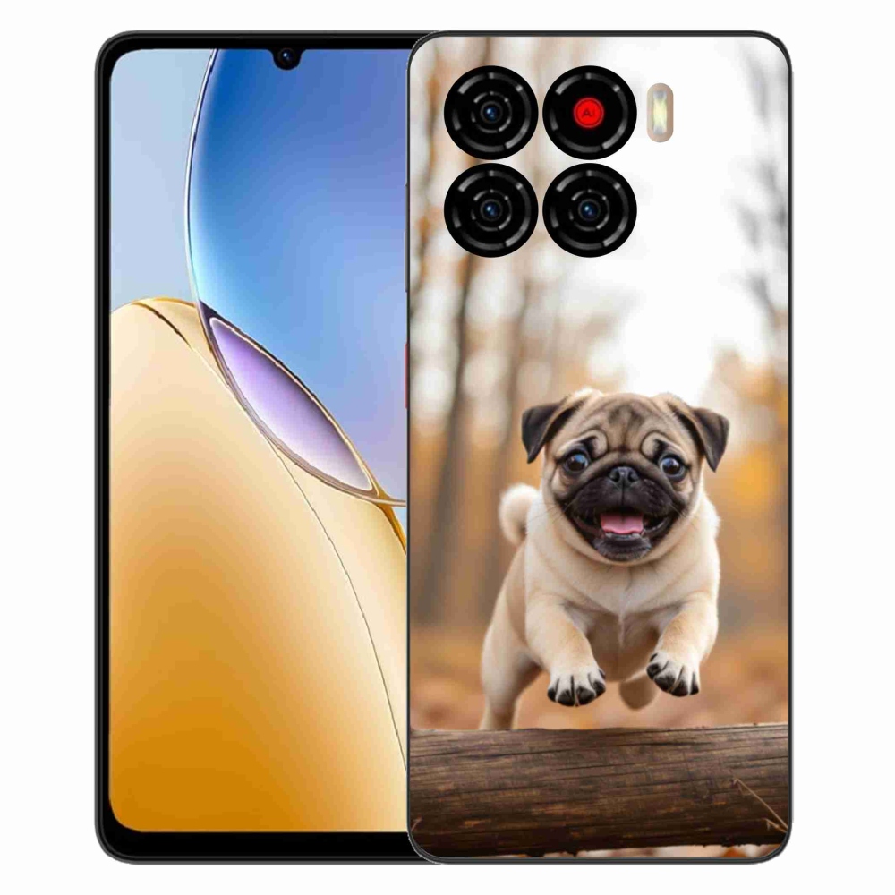 Gelový kryt mmCase na ZTE Blade A56 - mops 2