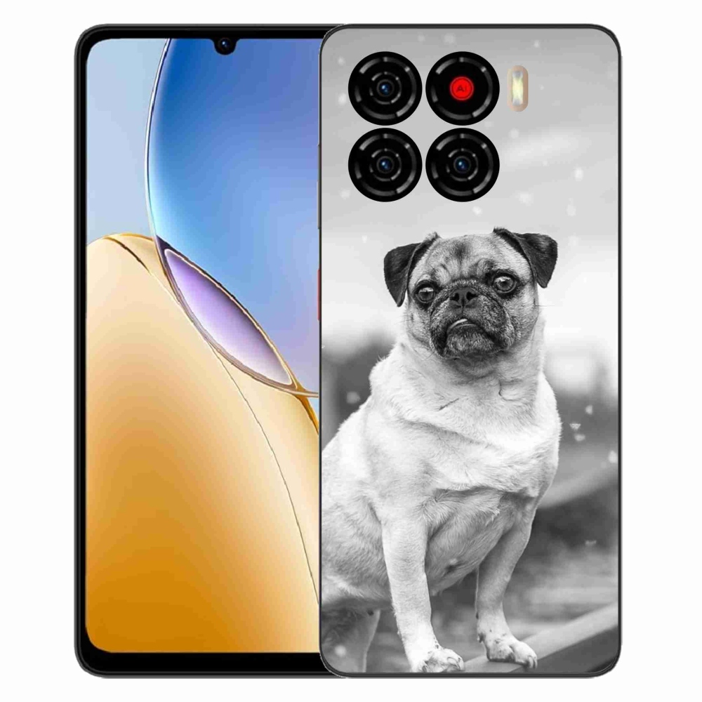 Gelový kryt mmCase na ZTE Blade A56 - mops