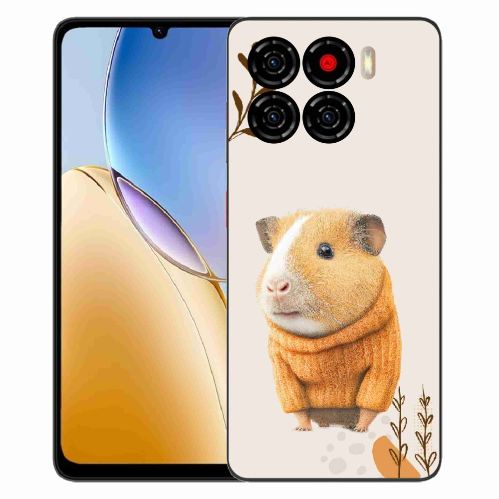 Gelový kryt mmCase na ZTE Blade A56 - morče ve svetru