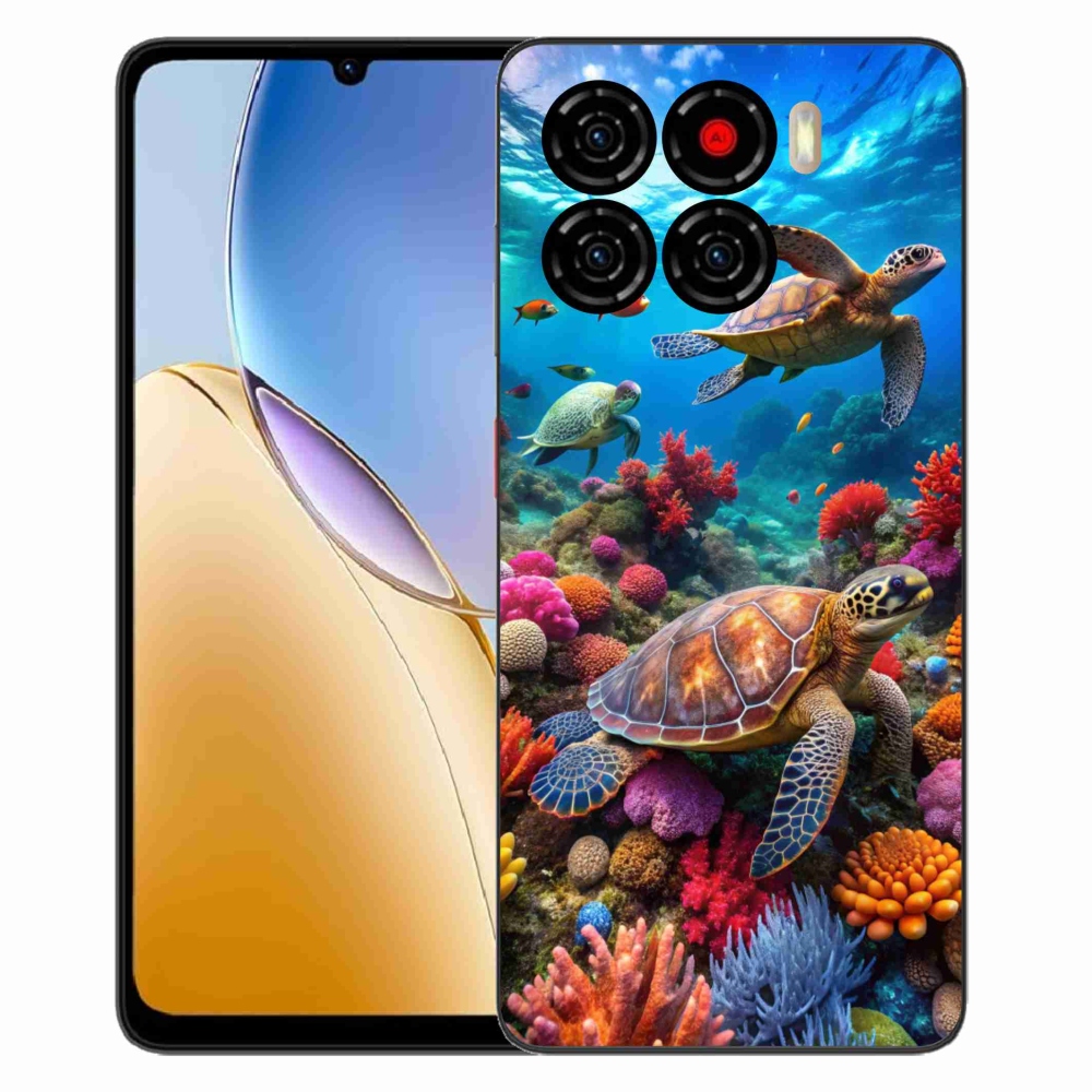 Gelový kryt mmCase na ZTE Blade A56 - mořský svět 2