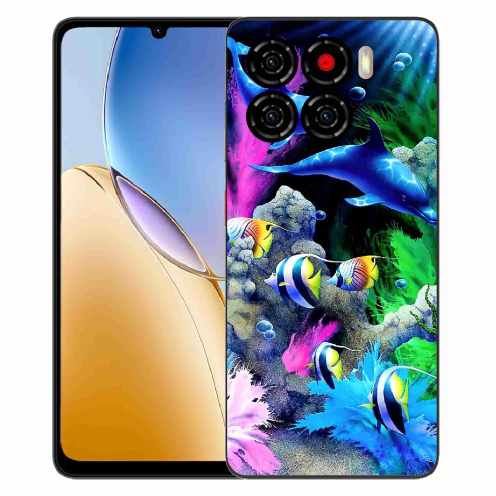Gelový kryt mmCase na ZTE Blade A56 - mořský svět