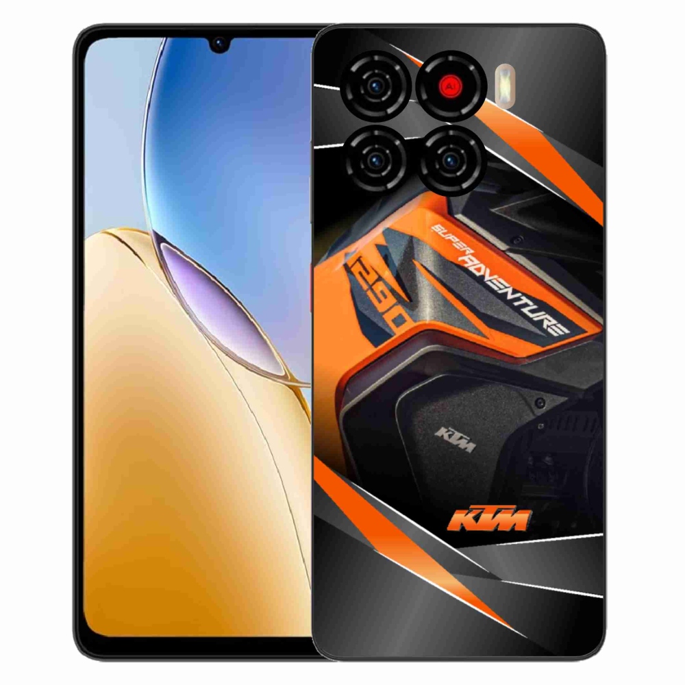Gelový kryt mmCase na ZTE Blade A56 - motorka ktm