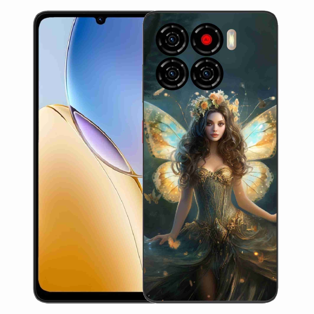 Gelový kryt mmCase na ZTE Blade A56 - motýlí žena