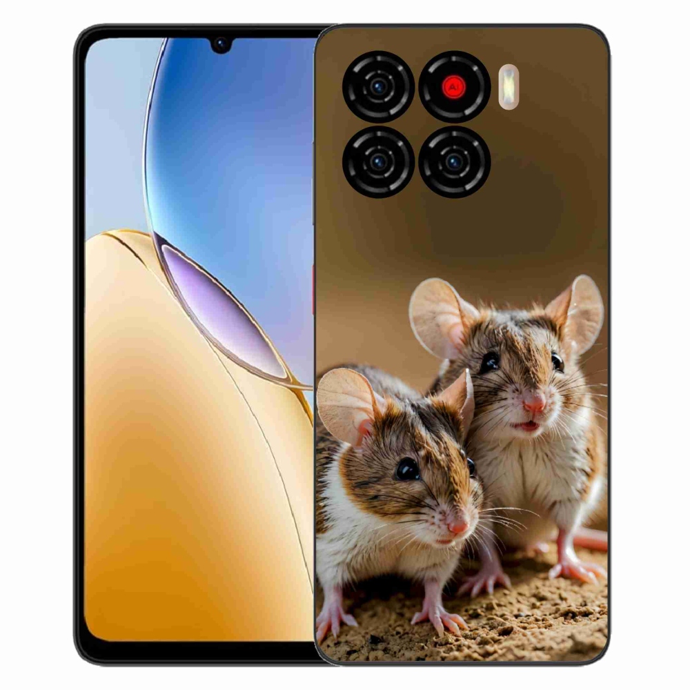 Gelový kryt mmCase na ZTE Blade A56 - myší duo