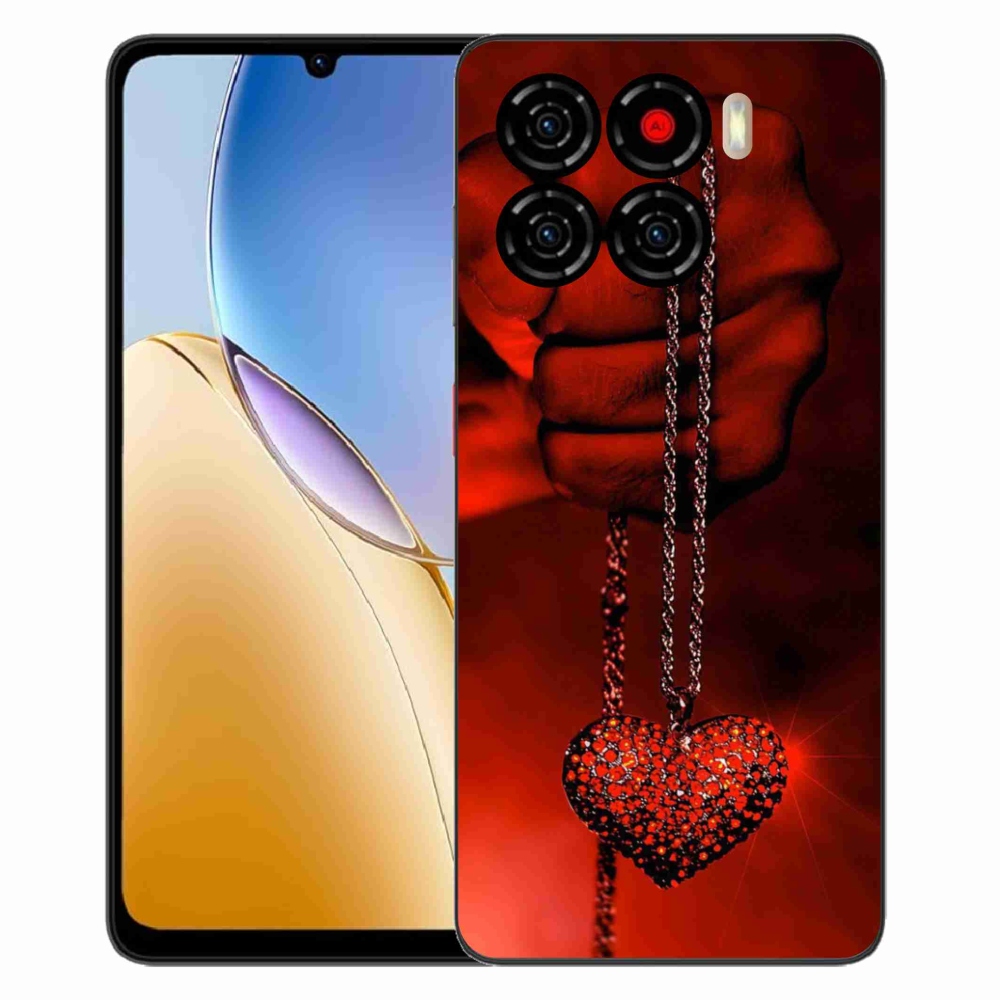 Gelový kryt mmCase na ZTE Blade A56 - náhrdelník