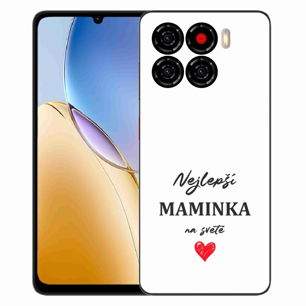 Gelový kryt mmCase na ZTE Blade A56 - nejlepší maminka 1 bílé pozadí