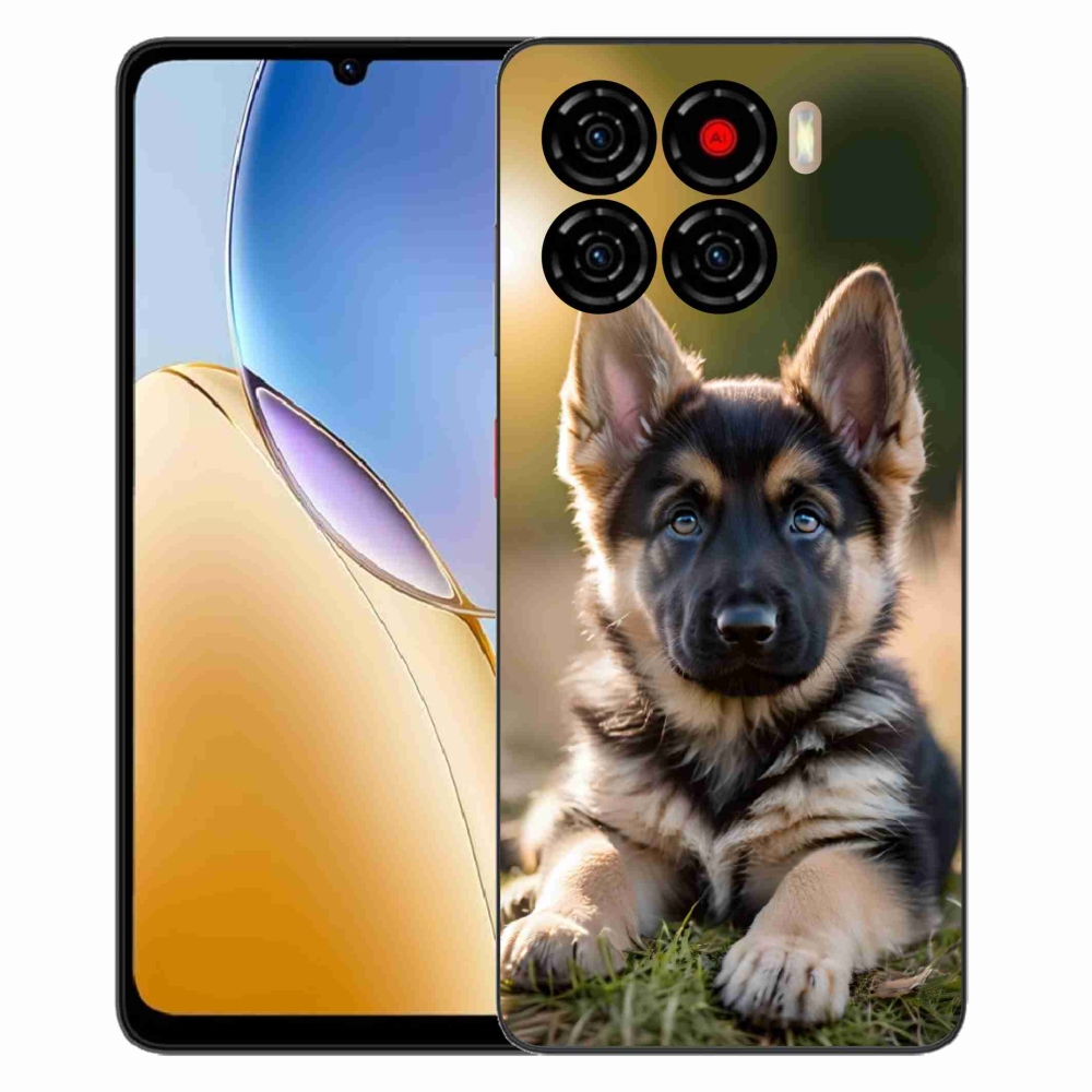 Gelový kryt mmCase na ZTE Blade A56 - německý ovčák v přírodě
