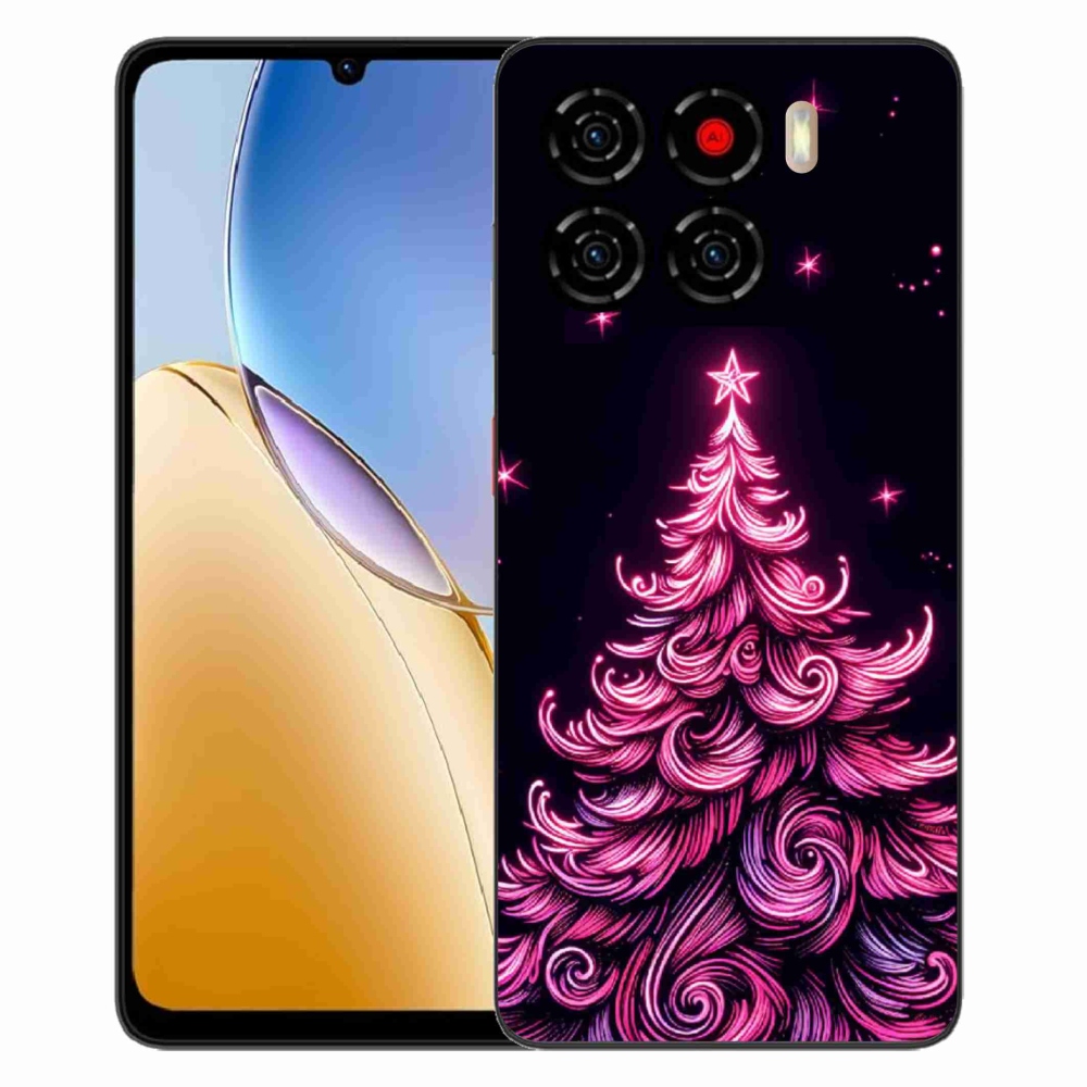Gelový kryt mmCase na ZTE Blade A56 - neonový vánoční stromek 2