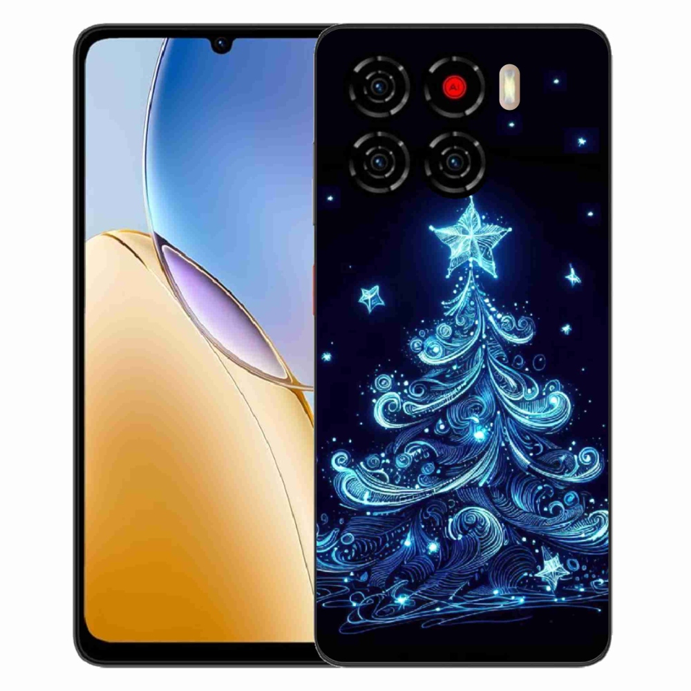 Gelový kryt mmCase na ZTE Blade A56 - neonový vánoční stromek 4