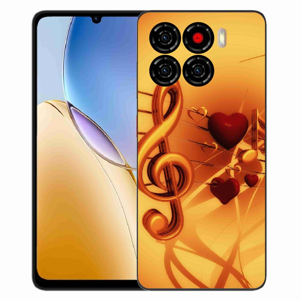 Gelový kryt mmCase na ZTE Blade A56 - noty