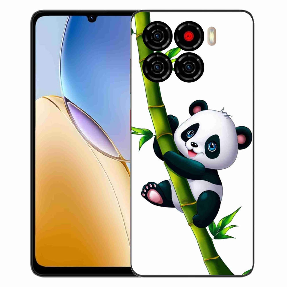 Gelový kryt mmCase na ZTE Blade A56 - panda na bambusu