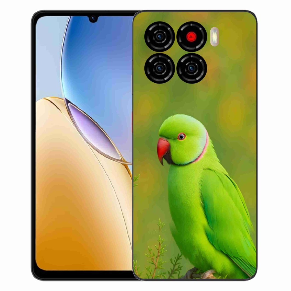Gelový kryt mmCase na ZTE Blade A56 - papoušek alexandr 2
