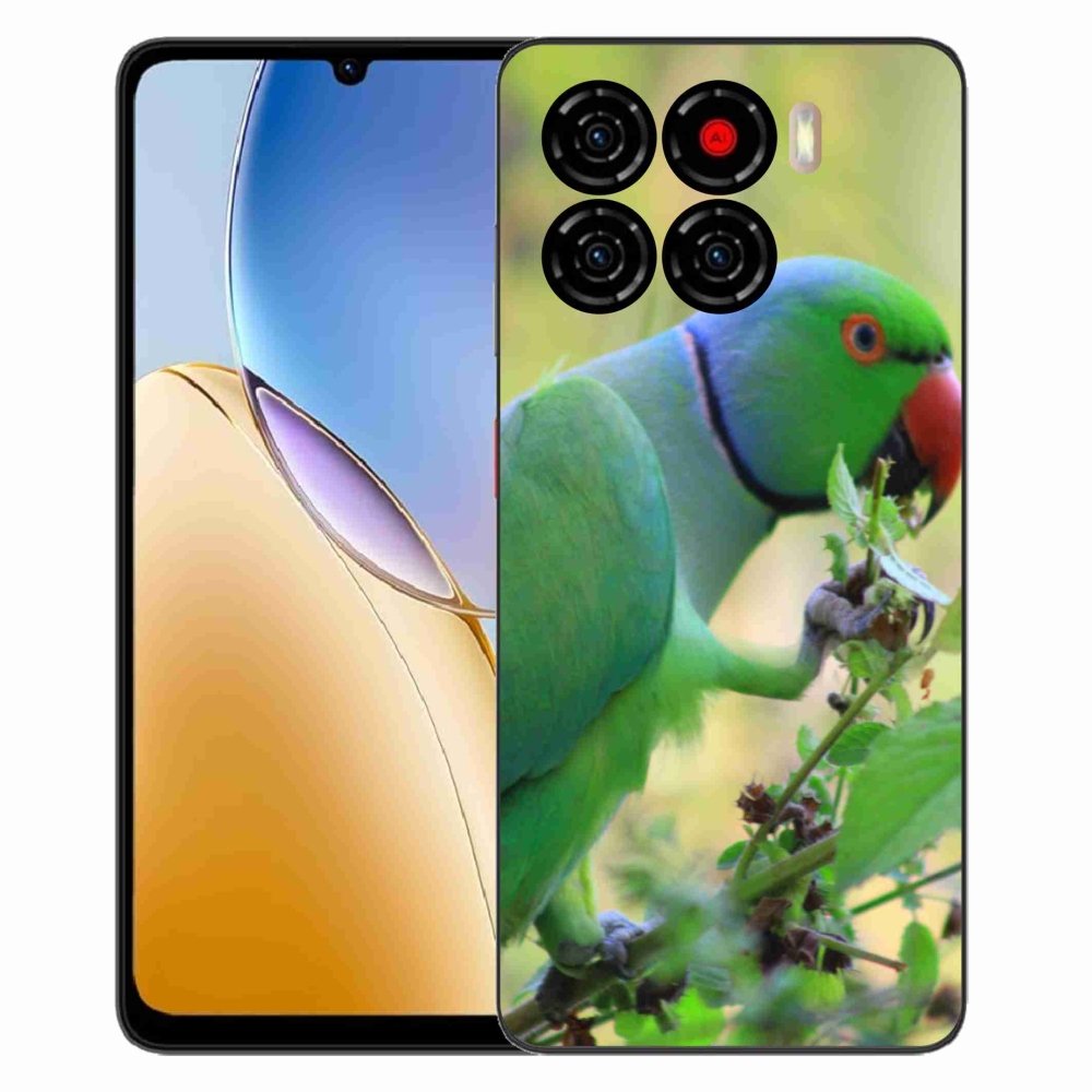 Gelový kryt mmCase na ZTE Blade A56 - papoušek alexandr