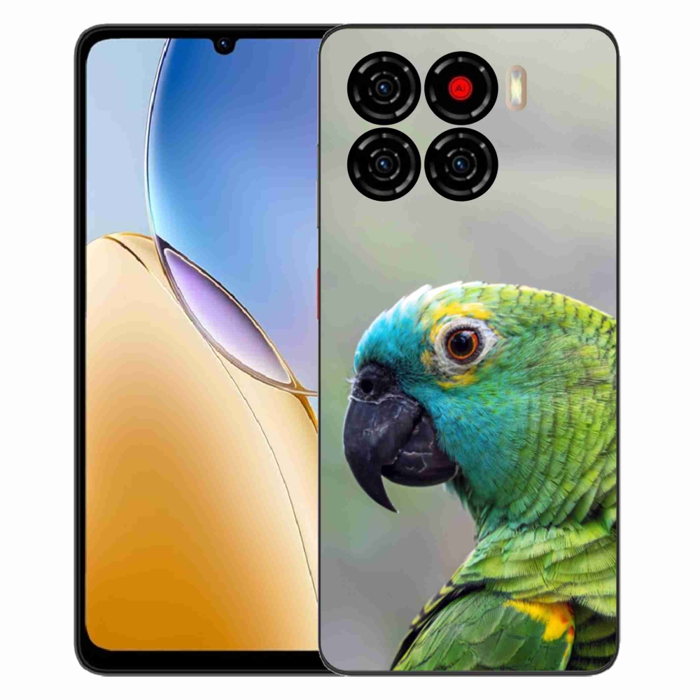 Gelový kryt mmCase na ZTE Blade A56 - papoušek amazoňan
