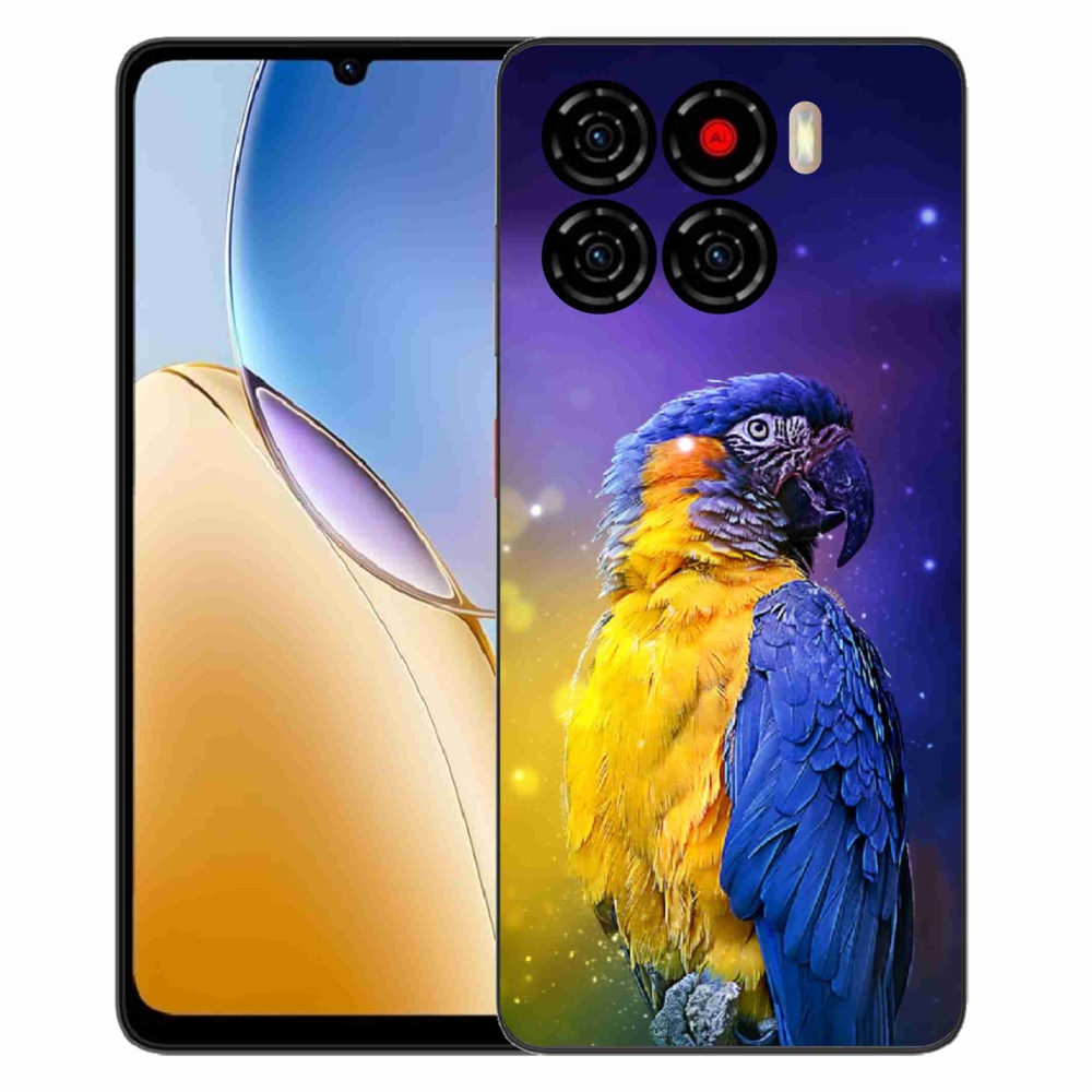 Gelový kryt mmCase na ZTE Blade A56 - papoušek ara 1